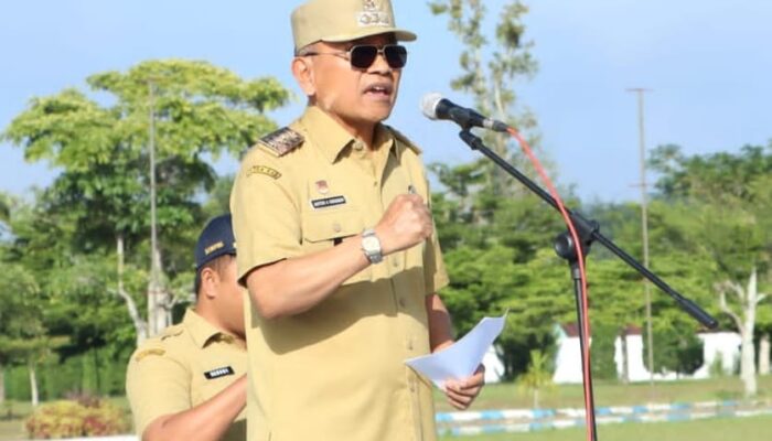 Pasca Libur Natal dan Tahun Baru 2025-2026, Bupati Simalungun Pimpin Apel Pagi: Disiplin ASN Faktor Penting Meningkatkan Kinerja