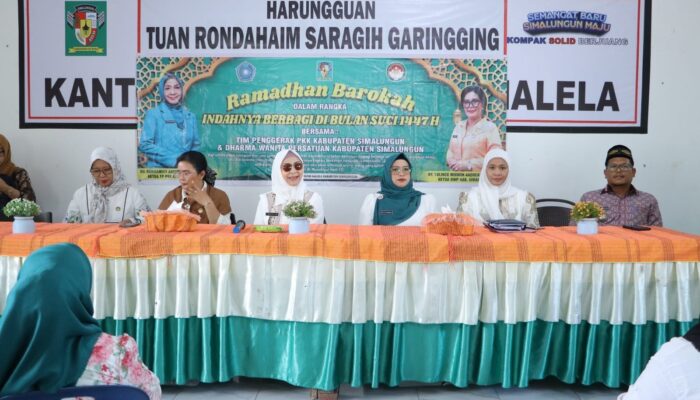 Bulan Ramadhan Penuh Berkah, TP PKK dan DWP Kabupaten Simalungun Berbagi Sembako