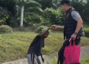 IPDA Alif Ghali Berbagi Jum’at Berkah untuk Lansia di Batu Bara