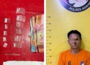 Satresnarkoba Polres Asahan Tangkap Pengedar Sabu di Aek Ledong, 11 Paket Diamankan