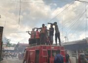 Gerak Cepat Polres Asahan Tangani Laporan Kebakaran Gudang Mobil di Kisaran Barat