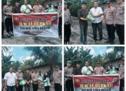 Polsek Lima Puluh Gelar Jum’at Berkah, Bagikan Bingkisan untuk Insan Pers