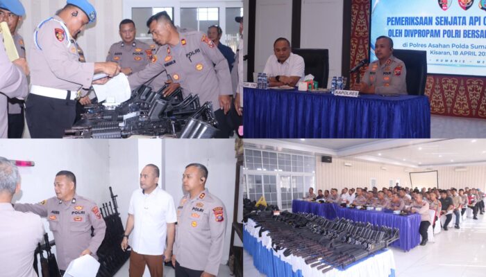 Pengawasan Internal Polri: Propam Mabes dan Polda Sumut Mitigasi Pelanggaran serta Risiko Kehilangan Senjata Api di Polres Asahan