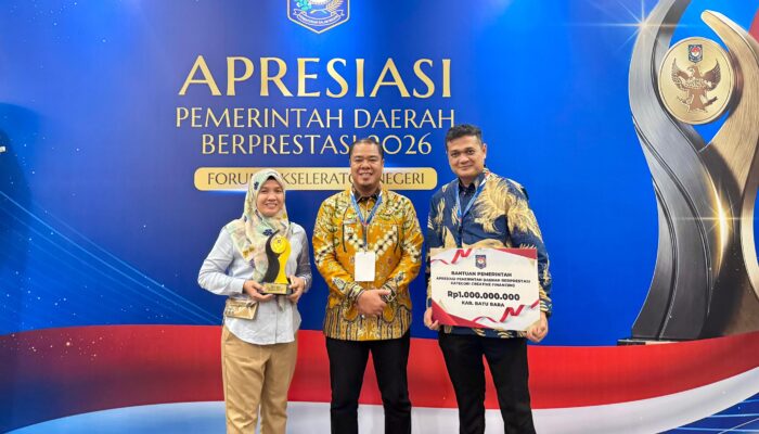 Pemkab Batu Bara Raih Juara III Creative Financing Tingkat Nasional pada Apresiasi Pemda Berprestasi 2026