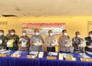 Kapolres Asahan Pimpin Press Release, Peredaran 5 Kg Sabu Asal Malaysia Digagalkan