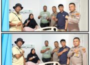 Kapolsek Lima Puluh Jenguk Ketua PJI-D Batu Bara, Pererat Sinergi dengan Insan Pers