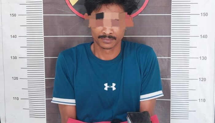 Dipimpin Kapolsek AKP Salomo Sagala, Polsek Lima Puluh Gerebek Sarang Narkoba, Satu Pelaku Diamankan