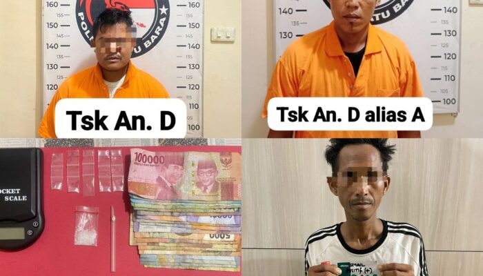 Satresnarkoba Polres Batu Bara kembali Gerebek Sarang Narkoba (GSN) di Tanjung Tiram, Tiga Orang Diamankan