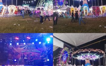 Pesta Rakyat HUT ke-15 Kelurahan Indra Sakti Meriah, Warga Padati Pasar Malam dan Hiburan Rakyat