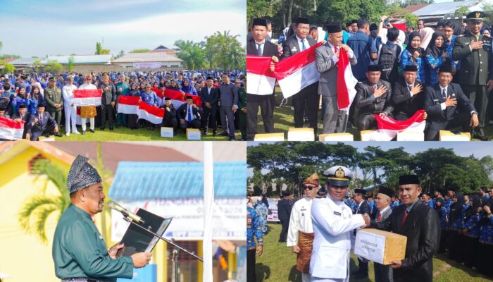 Bupati Batu Bara Pimpin Upacara Peringatan Hari Lahir Pancasila 2026, Bagikan 1.000 Bendera Merah Putih