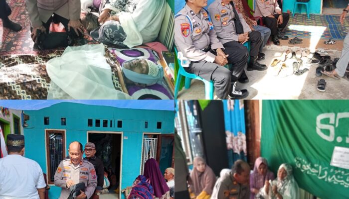 Kapolsek Talawi Sampaikan Belasungkawa dan Santunan kepada Keluarga Wartawan Senior Ucok Kodam