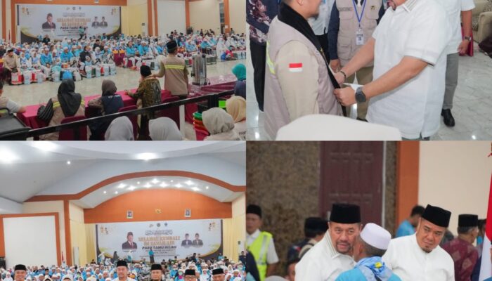 Bupati Batu Bara Sambut Kepulangan Jemaah Haji Kloter 4, Doakan Seluruh Jemaah Menjadi Haji Mabrur
