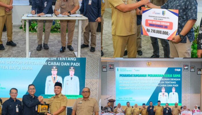 Wakil Bupati Batu Bara Dorong Akses Modal Petani Melalui Kerja Sama Pembiayaan Dengan Bank Sumut
