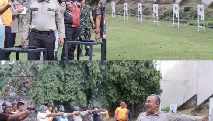 Semarak Hari Bhayangkara ke-80, Polres Asahan Gelar Lomba Menembak Bersama Forkopimda