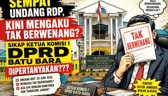 Polemik Sikap Ketua Komisi I DPRD Batu Bara, Sempat Undang RDP Kini Sebut Persoalan Lapas di Luar Kewenangan