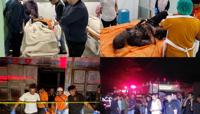 Polisi Selidiki Kebakaran Rumah dan Toko Sembako di Batu Bara, Satu Orang Meninggal Dunia