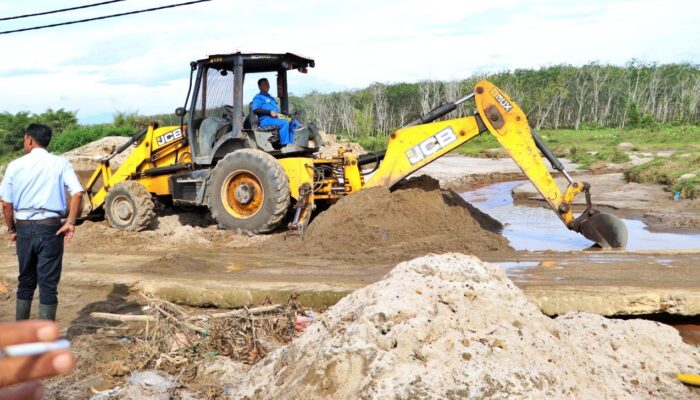 Normalisasi Sungai Pondok Digenjot, Pemkab Simalungun Terus Berupaya Atasi Permasalahan Banjir Serbelawan