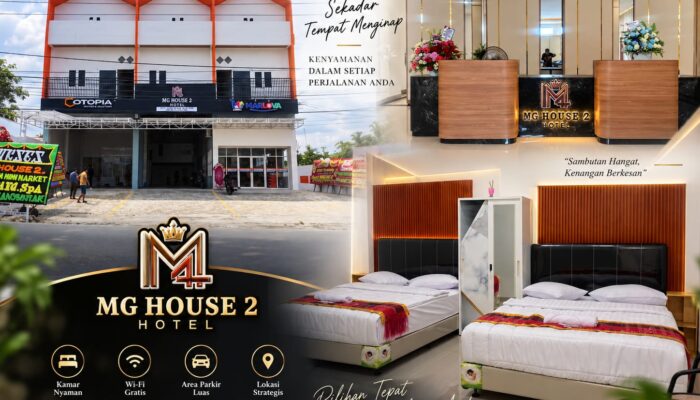 Resmi Beroperasi, MG House 2 Hotel Hadir Dengan Konsep Mewah dan Harga Terjangkau di Pematangsiantar