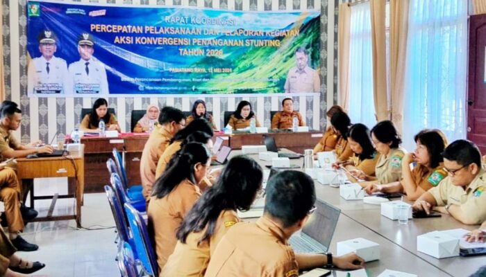 Wujudkan Daerah Bebas Stunting, Pemkab Simalungun Gelar Rakor Percepatan Pelaksanaan dan Pelaporan Kegiatan Aksi Konvergensi Stunting 2026