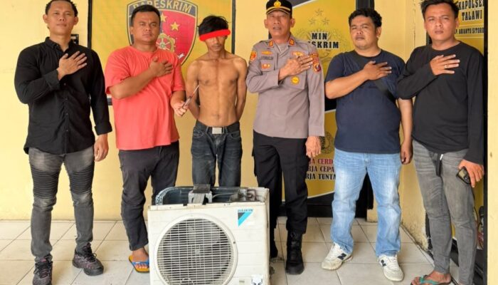 Curi Aset Telkomsel, Pria Warga Tanjung Tiram Diamankan Polsek Talawi