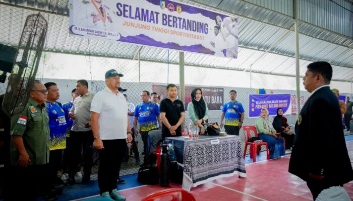 Bupati Batu Bara Buka Kejuaraan Karate INKANAS Open Antar Pelajar se-Sumut, 325 Atlet Rebutkan Piala Bupati