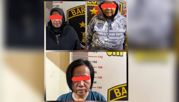 Curi Emas 20 Gram, Tiga Perempuan Diciduk Tim URC Satreskrim Polres Batu Bara