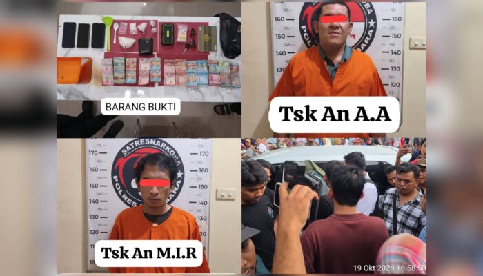 Gelar Operasi Sarang Narkoba, Polres Batu Bara Amankan Dua Pria dan Sita 111 Gram Sabu