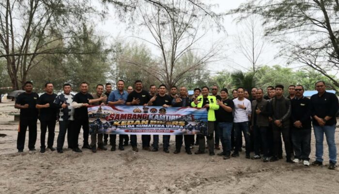 Kapolres Batu Bara Dampingi Pejabat Polda Sumut Sambang Kamtibmas Keliling Wilayah Batu Bara
