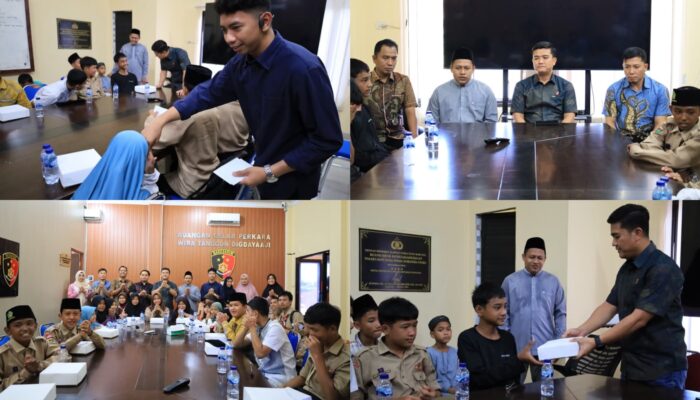Jumat Berkah, Sat Reskrim Polres Batu Bara Gelar Doa Bersama dan Santuni Anak Yatim
